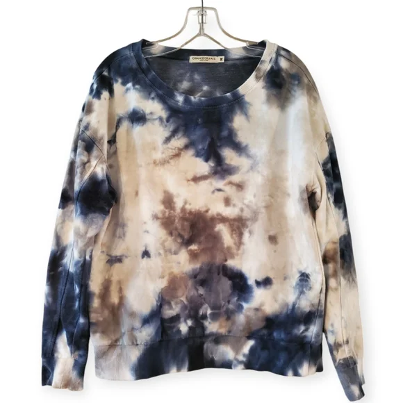 Chance Or Fate Oversized Pullover Tie Dyed Sweatshirt Size M - Picture 1 of 8